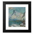 thumbnail image 2 of Anna Boberg 15x17 Black Modern Framed Museum Art Print Titled - Lofoten in the Evening Light. Study (1915), 2 of 5