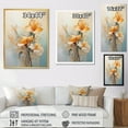thumbnail image 4 of Designart "Minimalist Exotic Birds Floral Scene" Birds Of Paradise Floater Framed Canvas Wall Art, 4 of 5