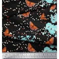 thumbnail image 2 of Soimoi Rayon Fabric Dot,Floral & Butterfly Print Fabric by Yard 56 Inch Wide, 2 of 3