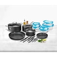 thumbnail image 1 of GraniteStone Diamond 26 Piece Cookware Set with Stretch and Fresh Containers and Nutriblade Knife Set, 1 of 9