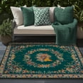 thumbnail image 6 of ZENELESS Washable Rugs for Living Room,4x6ft Low Pile Non Slip Modern Area Rug,Soft Insect Print Carpet for Dining Room Playroom Bedroom Office Dark Green, 6 of 12