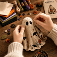 thumbnail image 6 of Patchwork Ghost Sewing Craft Kit for Adults Beginners, Halloween DIY Handmade Decor Set with Full Accessories, Relaxing Project for Sewing Lovers & Craft Enthusiasts (Lamp), 6 of 8