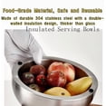 thumbnail image 5 of 304 Stainless Steel Insulated Serving Bowls, Double Wall Thermal Bowls for Hot and Cold Food, Salad and Dipping Bowl for Gatherings, 5 of 5
