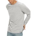 thumbnail image 4 of Iceglad Mens Premium Cotton Fashion Casual Crew Neck Long Shirts, 4 of 8