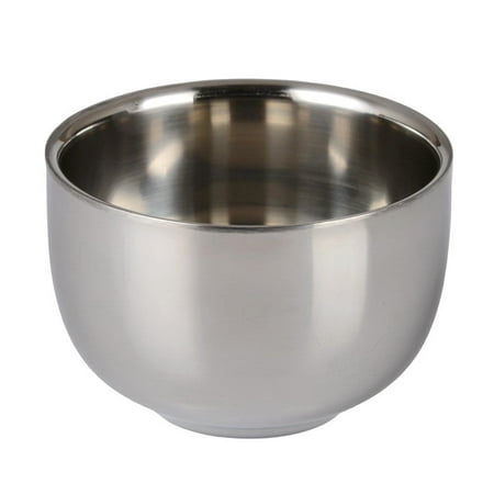 

Wefuesd water bottlesSmooth Stainless Soap Double Layer Men s Cup Mug Durable Insulation Steel Shave Gl&Bottle blender bottles