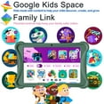 thumbnail image 2 of 2026 ME K10 Google Kids Space 10" 64GB Octa-Core Kids Tablet, Bumper Case Kickstand, Green, 2 of 5