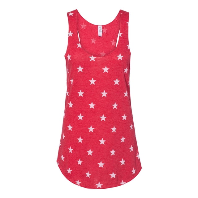 Débardeur Imprimé Meegs Eco-Jersey pour Femmes, s, Étoiles Rouges