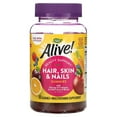 thumbnail image 1 of Nature's Way, Alive! Hair, Skin & Nails with Collagen & Biotin, Strawberry, 60 Gummies, 1 of 5
