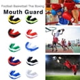 thumbnail image 5 of Thai Boxing Practical Gym Fitness EVA Safety Sports Mouthguard Mouth Guard Teeth Protector Tooth Brace WHITE&BLACK, 5 of 8