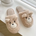 thumbnail image 1 of Zapatillas de algodón de invierno para hombre y mujer, zapatos de felpa cálidos a rayas para interiores, zapatillas de algodón para parejas al aire libre Wmkox8yii hj789, 1 of 5