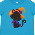 thumbnail image 4 of Inktastic Halloween Cat, Cute Cat, Black Cat, Witch Hat Boys or Girls Toddler T-Shirt, 4 of 5