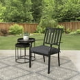 thumbnail image 2 of Better Homes & Gardens Solid Gray 19 x 18 in. Outdoor Seat Cushion with EnviroGuard, 2 of 11