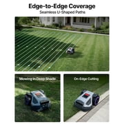 ANTHBOT M5 Wire-Free Robotic Lawn Mower with Blades 1/8 Acre, RTK Dual Vision 4G App Control, 45% Slope