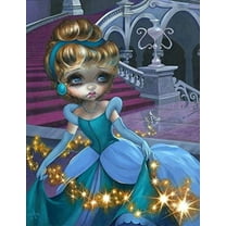 Disney Parks "Cinderella Leaving the Ball" Matted Print by Jasmine Beckett-Griffiths