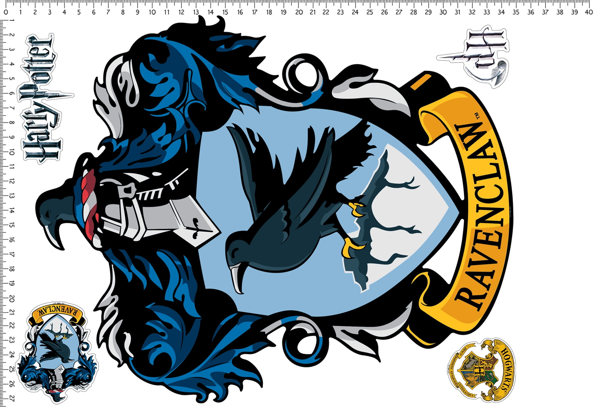 Harry Potter Ravenclaw Crest Sticker, Hot Topic