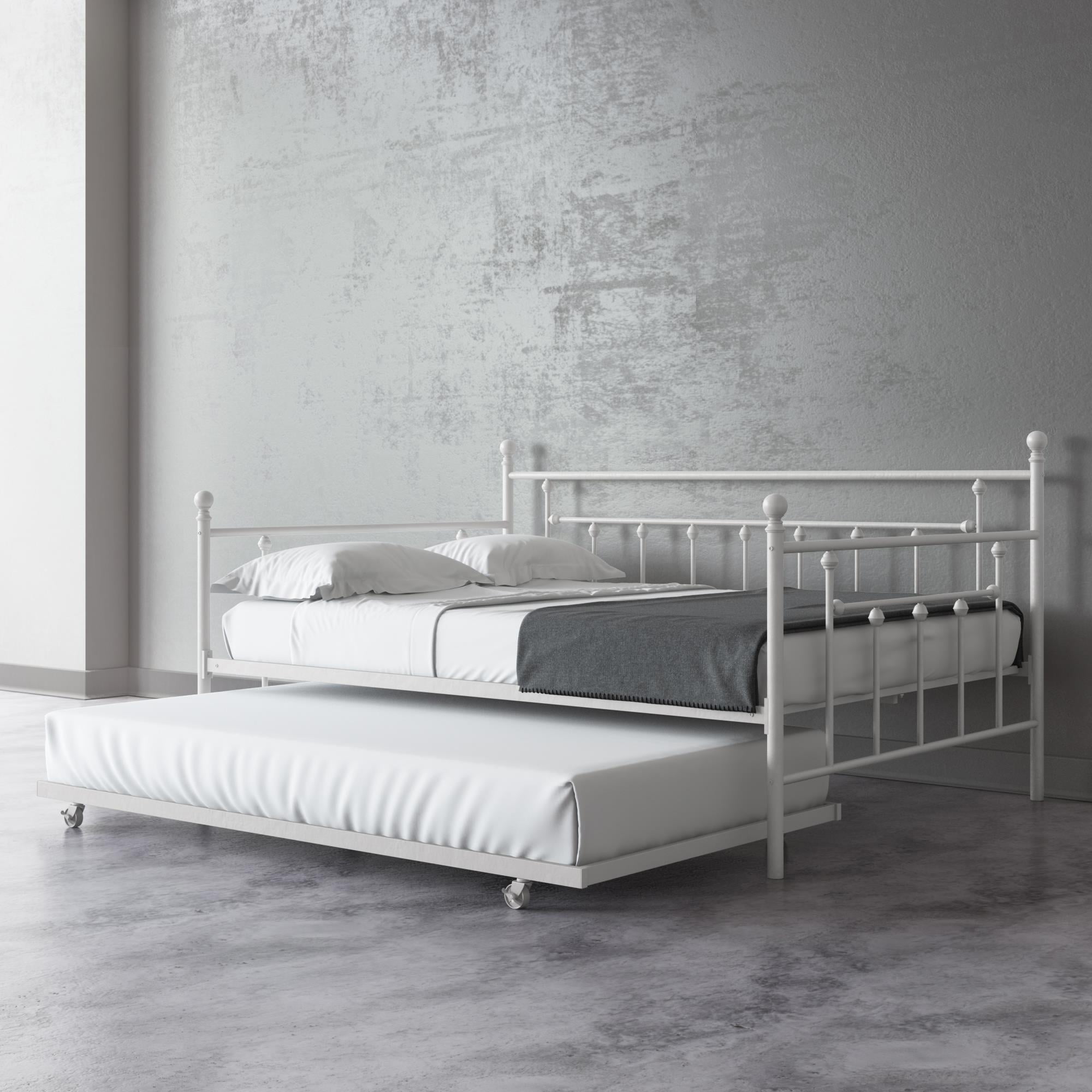 DHP Manila Metal Daybed and Trundle, Queen/Full Size ...