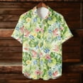 thumbnail image 5 of Stamzod Hawaiian Shirt for Men Unisex Summer Beach Casual Short Sleeve Button Down Shirts Printed Clothing Beige XL, 5 of 9