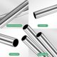 thumbnail image 2 of Tubo de acero inoxidable 304 de 3 piezas de 200 mm, 15 mm de diámetro exterior y 1 mm de grosor de pared, tubería de acero inoxidable sin costura [0.59x0.04x7.9IN], 2 of 7