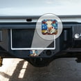 thumbnail image 4 of Hitch Cover Fits For 2-Inch Hitch,Cow In A Van Gogh - Style Starry Night Oil Paintingrubber Trailer Hitch Cover Tube Plug Insert,Car Exterior Accessories, Receiver Tube Hitch Plug, 4 of 6