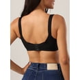 thumbnail image 2 of Sujetador, Sujetador de talla grande para mujer Cobertura completa Bralettes cómodos sin aros Tomshoo 52E, 2 of 7