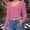 Pink, variant on UTSJKR Long Sleeve Shirts for Women V Neck Ribbed Knit Fitted Spring Basic Tshirts Going Out Tops 2026 Casual Trendy Clothes White S