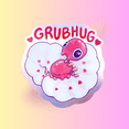 thumbnail image 3 of Grub Hug Sticker | Cute Beetle Worm Design | Valentines Gift for Couples, Insect Sticker for Laptop, Water Bottle (5x5inch), 3 of 3
