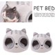 thumbnail image 5 of Cama para Gatos - Funda Lavable Suave - Forma de Cabeza de Gato - Cómoda Perrera para Mascotas con Cama Lavable Suave 38*38*35c, 5 of 5
