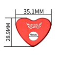 thumbnail image 4 of Paquete de 2 arandelas/espaciadores de seguridad para de deslizante para niños, eje de rueda de  rojo shamjiam Buje de seguridad para bujes de bicicleta, 4 of 9