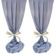 thumbnail image 1 of Paquete de 2 caminos de mesa de boda, color gris y azul, 27x120 pulgadas, 1 of 5