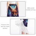 thumbnail image 2 of Starry Animals Stylish Chiffon Summer Dress with Polyester Straps for Women's Beach Dresses, 2 of 6