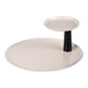thumbnail image 1 of Bandeja de nivel para servir, bandeja de 2 niveles, soporte para bandeja de accesorios, bandeja de exhibición, bandeja redonda de 2 capas, bandeja de, 1 of 8