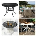 thumbnail image 4 of HCTSHG Round Outdoor Patio Furniture Covers, Garden Table Cover Round,Garden Furniture Cover Fitted Round Outdoor and Indoor Use, Waterproof Table Cover, 600D Oxford Fabric (5 Size Opitons), 4 of 7