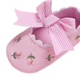 thumbnail image 2 of Baby Girls Flats with Embroidered Floral, Bow Princess Dress Shoes Anti-Slip Infant Crib First Walkers Shoes, 2 of 5