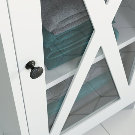 Sauder - Cottage Road Bathroom Linen Tower - White