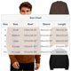 thumbnail image 3 of pstuiky camisas de manga larga para hombre, Sudadera deportiva holgada informal de color liso para hombre, blusa tipo jersey de manga larga con cuello redondo camisetas de hombre xl, 3 of 7