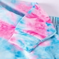 thumbnail image 4 of zbxnLI Toddler Girls Tie-Dye Sweatsuits 2 Piece Hoodie Sweatshirt Sweatpants Clothes Sets for Little Girls, 4 of 6