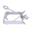 thumbnail image 2 of Galvanized Steel Boat Anchor, Foldable Sliding Cube with Fixed Teeth, Secure Your Boat, Compact and Convenient for Storage, 2 of 5