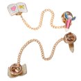 thumbnail image 4 of Broche de galvanoplastia de aleación de Pin de solapa de dibujos animados lindo con decoración de ropa de cadena, 4 of 6