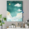 thumbnail image 4 of Cute Elephant Moon Canvas Painting， Suitable for Nursery Decor， Bedroom Decor， Living Room Decor， Girl's Room Decor， and Baby Room Decor., 4 of 8