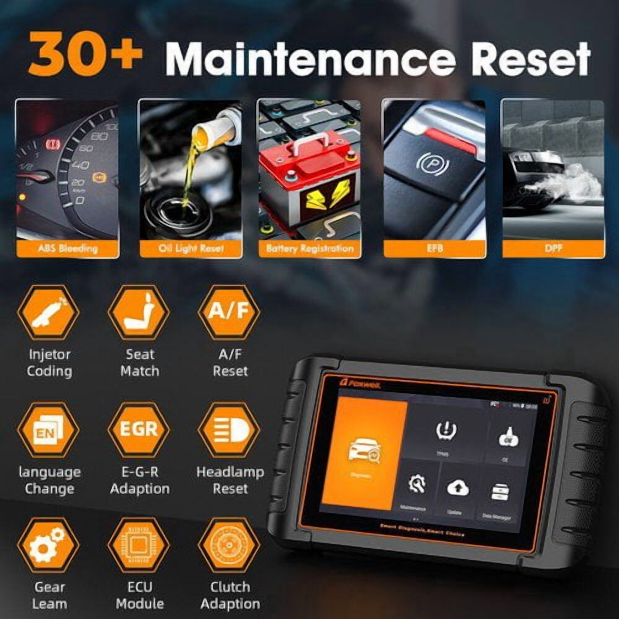 [Second Hand] FOXWELL Bidirectional Car OBD2 Scanner Diagnostic Tool w/ BM310