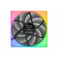 thumbnail image 2 of Thermaltake TOUGHFAN 14 RGB Radiator Fan 3 Pack, 16.8 million RGB lighting, Max Air Flow 107 CFM, CL-F136-PL14SW-A, 2 of 5