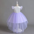 thumbnail image 6 of Godderr Kids Girls Flower Girl Dress Ruffle Tulle Dress Toddler Wedding Pageant Ceremony Birthday Party Evening Prom Dresses Princess Dress for 4-12Y, 6 of 8