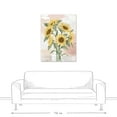 thumbnail image 3 of Creative Products Sunflowers On Blush 30 x 40 Canvas Wall Art, 3 of 4