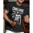 thumbnail image 2 of GYMISH Challenge Your Limits Kettlebell Workout T-Shirt for Men, Gym Motivation Shirt, Funny Gym Shirts, Men's Athletic Tee, Lifting & Bodybuilding Shirt, 2 of 7
