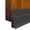 Black, variant on 2 Pack Door Draft Stopper, Door Sweep for Exterior/Interior Doors, Under Door Seal Under Door Draft Blocker, Soundproof Door Bottom Weather Stripping, 2" W x 39" L, Black