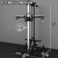 thumbnail image 3 of Eonfit E1 2.0 Wall Mounted Cable Machine for Home Gym, LAT Pulldown, Functional Trainer, Cable Crossover Machine Workout Station Pulley System Cable Tower with Leg Holder, Foot Board, 3 of 7