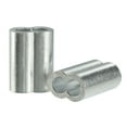 thumbnail image 1 of Unique Bargains 5mm 1/5-inch Cable Wire Rope Aluminum Sleeves Clip Crimping Loop 25pcs, 1 of 1