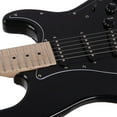 thumbnail image 6 of Glarry 22 Frets Basswood Beginner Electric Guitar with Accessories, Black, 6 of 8