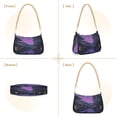 thumbnail image 7 of FORMRS Womens Shoulder Bag with Chain Strap Clutch Purse Cute Tote Handbag, Purple Street, 7 of 7