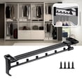 thumbnail image 4 of Closet Rod, Adjustable Hanger Rod, Space Saving Closet Organizer, 4 of 7